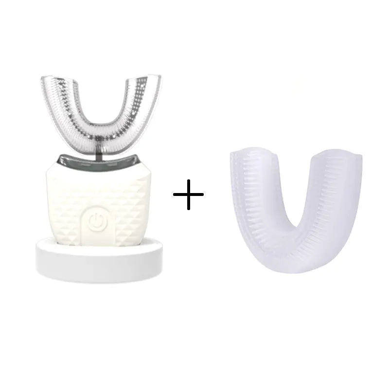 U-Shaped Electric Toothbrush for Adults – USB Rechargeable, 360° Design