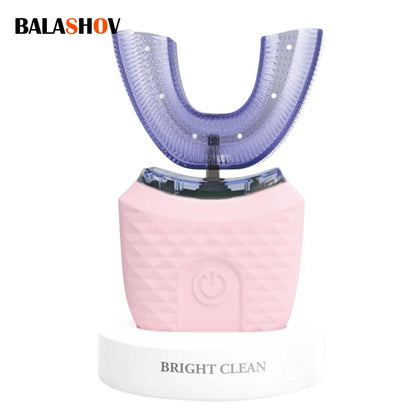 U-Shaped Electric Toothbrush for Adults – USB Rechargeable, 360° Design