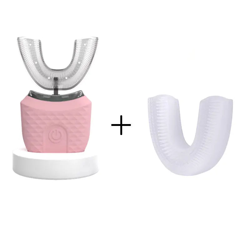 U-Shaped Electric Toothbrush for Adults – USB Rechargeable, 360° Design
